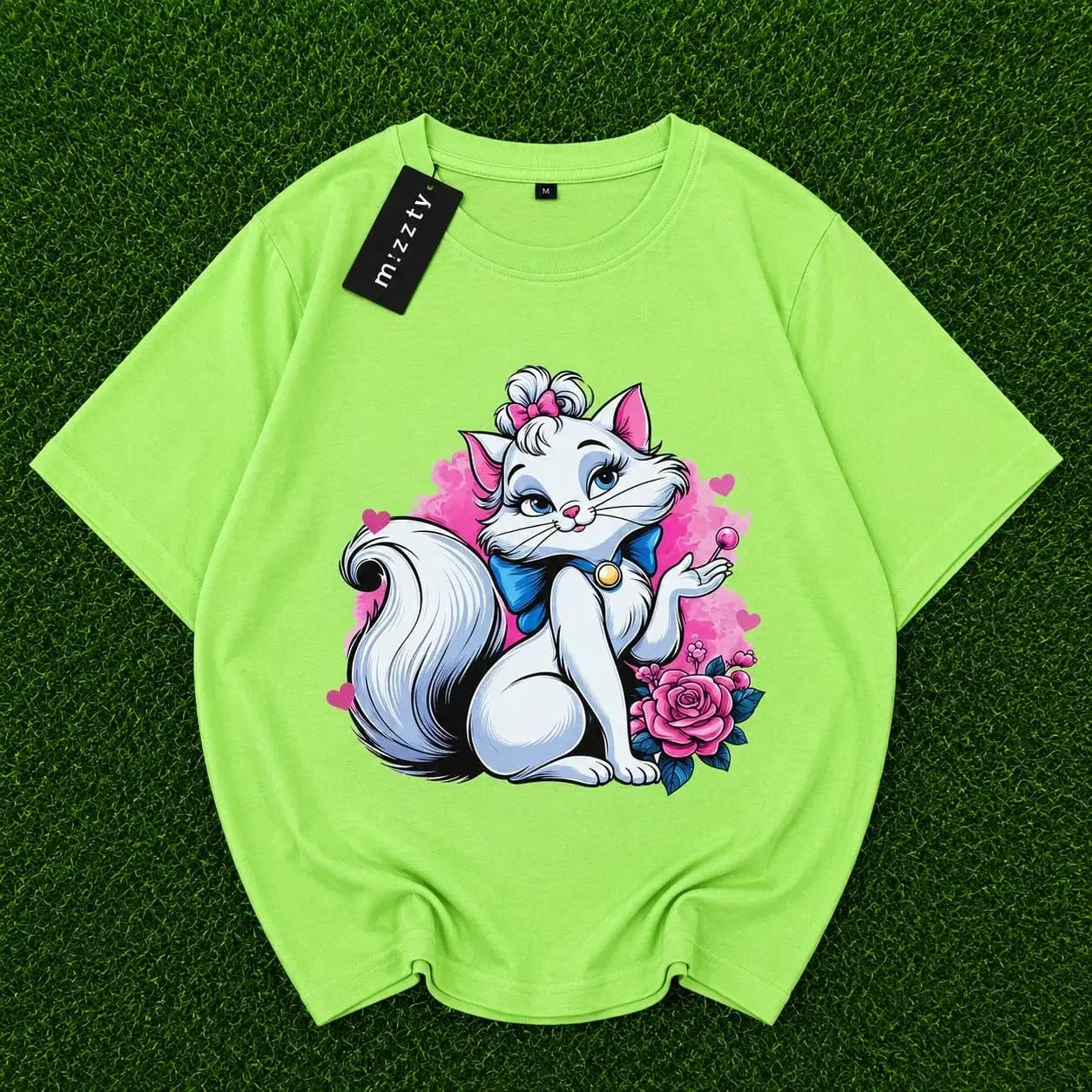 DTF 190 Gsm Ladies Baggy Cotton Tshirt