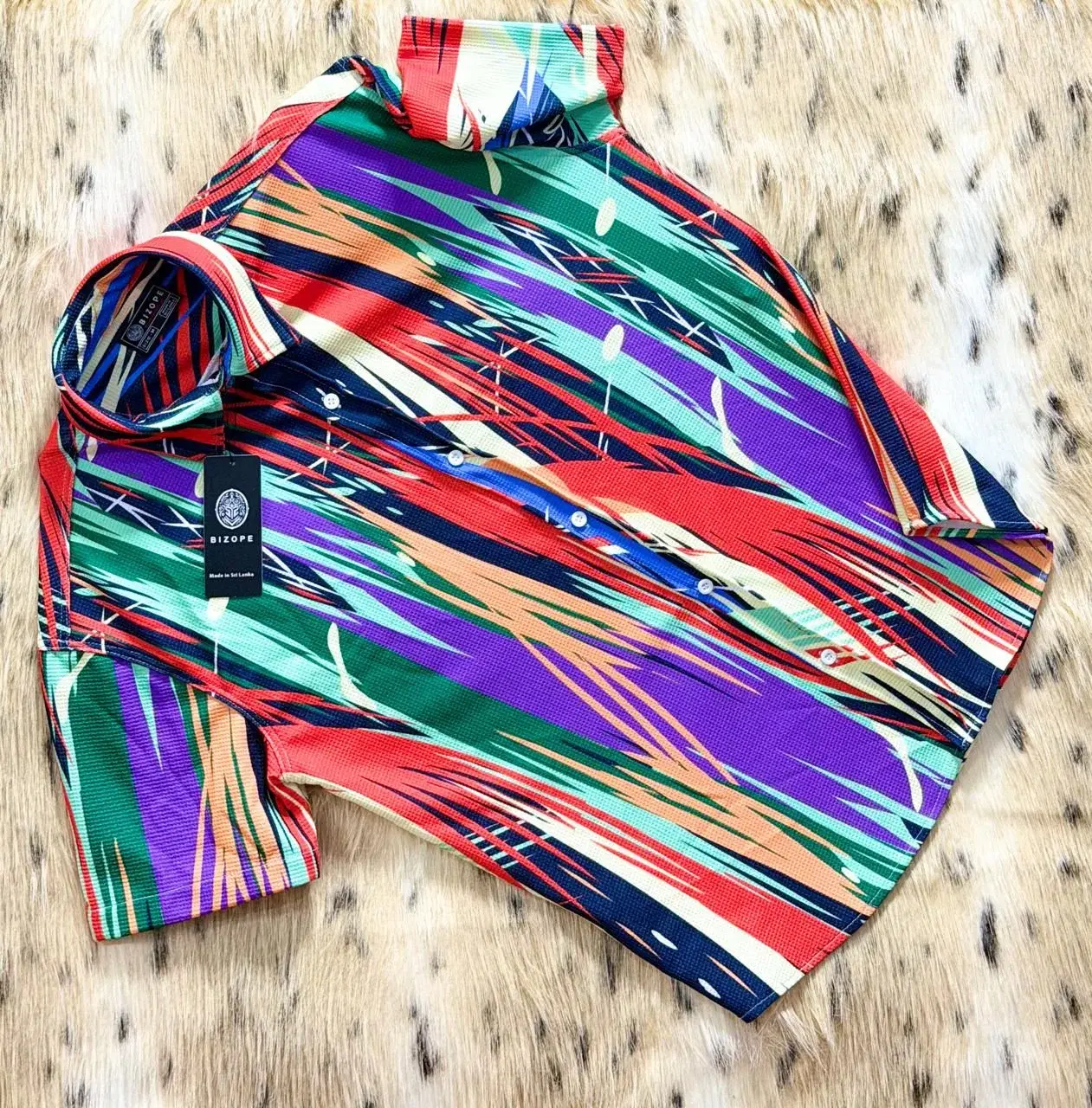 Bizope Short Sleeve Drop Shoulder Shirt